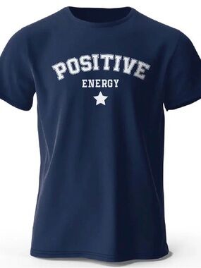 Positivity Tee: Trendy Summer Tee for a stylish Summer Look.